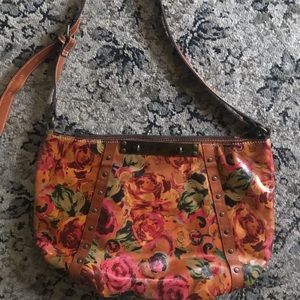 Vintage Patricia Nash  Floral Bucciano Hobo Exl 😍